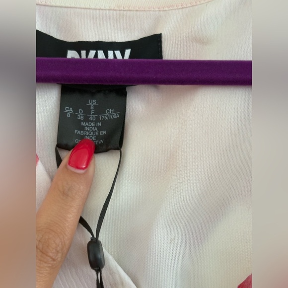 DKNY Flutter Sleeve Smocked Midi Dress – Size 8 Brand new - Picture 5 of 12